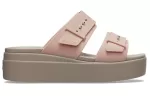 (WMNS) Crocs Sandália Brooklyn Pale Blush ‘Marrom Bege’