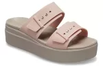 (WMNS) Crocs Sandália Brooklyn Pale Blush ‘Marrom Bege’