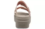 (WMNS) Crocs Sandália Brooklyn Pale Blush ‘Marrom Bege’