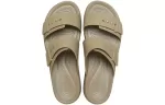 (WMNS) Crocs Sandália Brooklyn de cunha baixa ‘Bege’