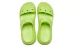 (WMNS) Crocs Sandália Crush ‘Limeade’