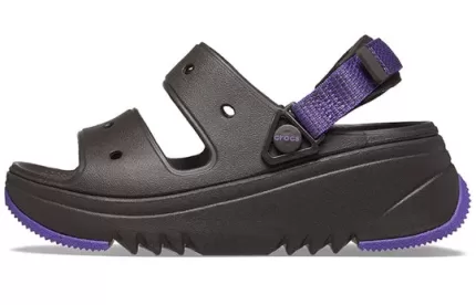 (WMNS) Crocs Sandália Hiker Xscape ‘Espresso Neon Purple’