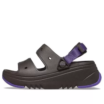 (WMNS) Crocs Sandália Hiker Xscape ‘Espresso Neon Purple’