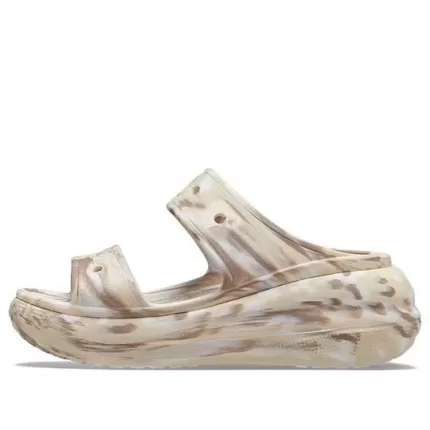 (WMNS) Crocs Sandália Marmorizada Crush