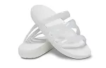 (WMNS) Crocs Sandália com tiras brilhantes Splash ‘Branca’