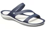 (WMNS) Crocs Sandálias Azul Branca ‘Blue White’