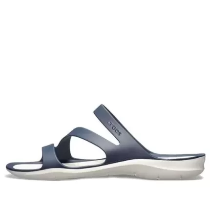 (WMNS) Crocs Sandálias Azul Branca ‘Blue White’