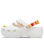(WMNS) Crocs Sandálias Brancas Respiráveis