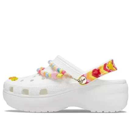 (WMNS) Crocs Sandálias Brancas Respiráveis