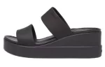 (WMNS) Crocs Sandálias Brooklyn Lightweight Pretas