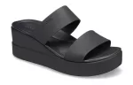 (WMNS) Crocs Sandálias Brooklyn Lightweight Pretas