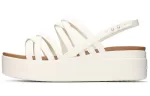 (WMNS) Crocs Sandálias Brooklyn Strappy Brancas