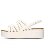 (WMNS) Crocs Sandálias Brooklyn Strappy Brancas