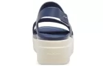 (WMNS) Crocs Sandálias Brooklyn Thick Sole Azul Cinza ‘Blue Grey’