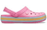 (WMNS) Crocs Sandálias Crocband Beach Rosa
