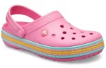 (WMNS) Crocs Sandálias Crocband Beach Rosa