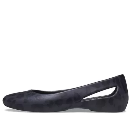 (WMNS) Crocs Sandálias Esportivas Azul Profundo Estampa Leopardo