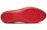 (WMNS) Crocs Sandálias Flat Red