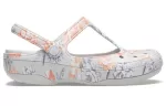 (WMNS) Crocs Sandálias Flores Brancas