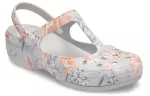(WMNS) Crocs Sandálias Flores Brancas
