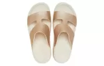 (WMNS) Crocs Sandálias Getaway Plataforma H-Strap ‘White Brown’
