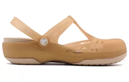 (WMNS) Crocs Sandálias Gold Color