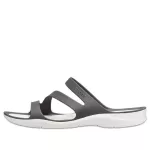 (WMNS) Crocs Sandálias ‘Grey White’