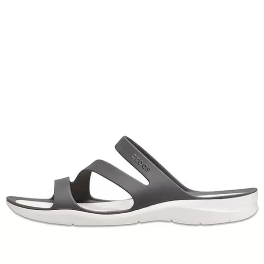 (WMNS) Crocs Sandálias ‘Grey White’