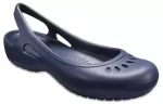 (WMNS) Crocs Sandálias Kadee Flat Deep Blue