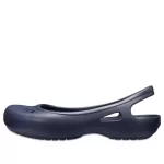 (WMNS) Crocs Sandálias Kadee Flat Deep Blue