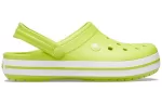 (WMNS) Crocs Sandálias Lightweight Cozy Beach Verde 11016-3T1