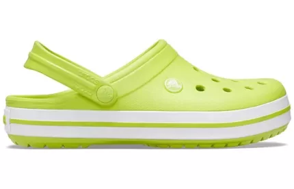 (WMNS) Crocs Sandálias Lightweight Cozy Beach Verde 11016-3T1