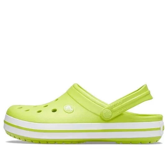(WMNS) Crocs Sandálias Lightweight Cozy Beach Verde 11016-3T1