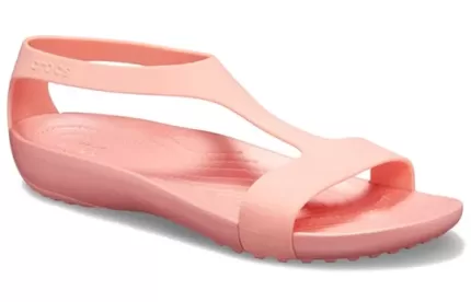 (WMNS) Crocs Sandálias Lisas Rosa