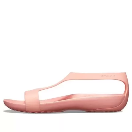 (WMNS) Crocs Sandálias Lisas Rosa