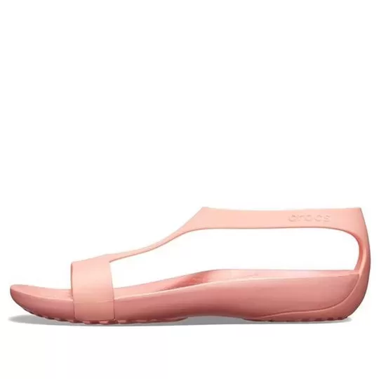 (WMNS) Crocs Sandálias Lisas Rosa