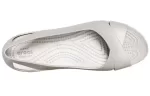 (WMNS) Crocs Sandálias Minimalistas Casual Flat Brancas