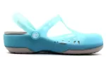 (WMNS) Crocs Sandálias azul gelo ‘Blue Gold’