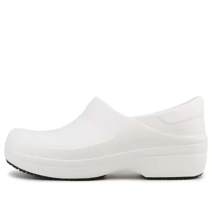(WMNS) Crocs Sandálias brancas com sola grossa aconchegante