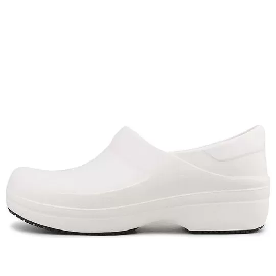 (WMNS) Crocs Sandálias brancas com sola grossa aconchegante