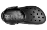(WMNS) Crocs Sandálias de Praia Pretas Brancas
