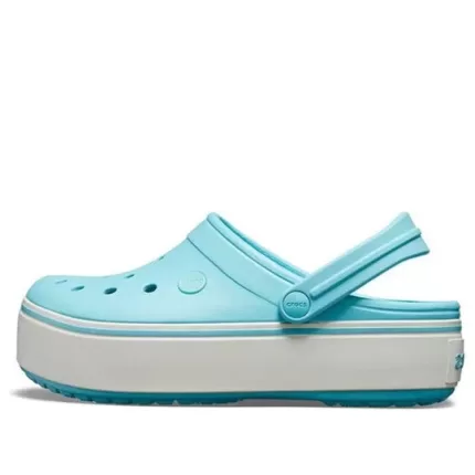 (WMNS) Crocs Sandálias praia azul gelo