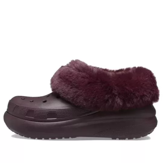 (WMNS) Crocs Sapatos Furever Crush ‘Dark Cherry’