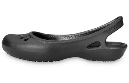 (WMNS) Crocs Sapatos Malindi ‘Preto’ 10127-001