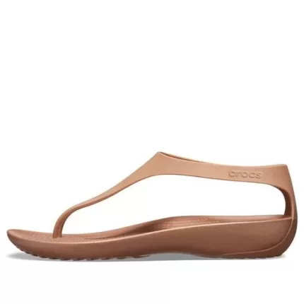 (WMNS) Crocs Serena Flip ‘Marrom’