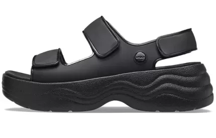 (WMNS) Crocs Skyline Sandálias ‘Pretas’
