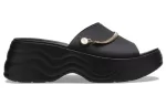 (WMNS) Crocs Skyline Shimmer Slides ‘Ouro Preto’