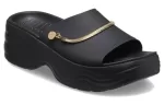 (WMNS) Crocs Skyline Shimmer Slides ‘Ouro Preto’