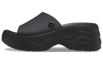 (WMNS) Crocs Skyline Slide Sandálias ‘Pretas’