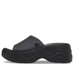 (WMNS) Crocs Skyline Slide Sandálias ‘Pretas’
